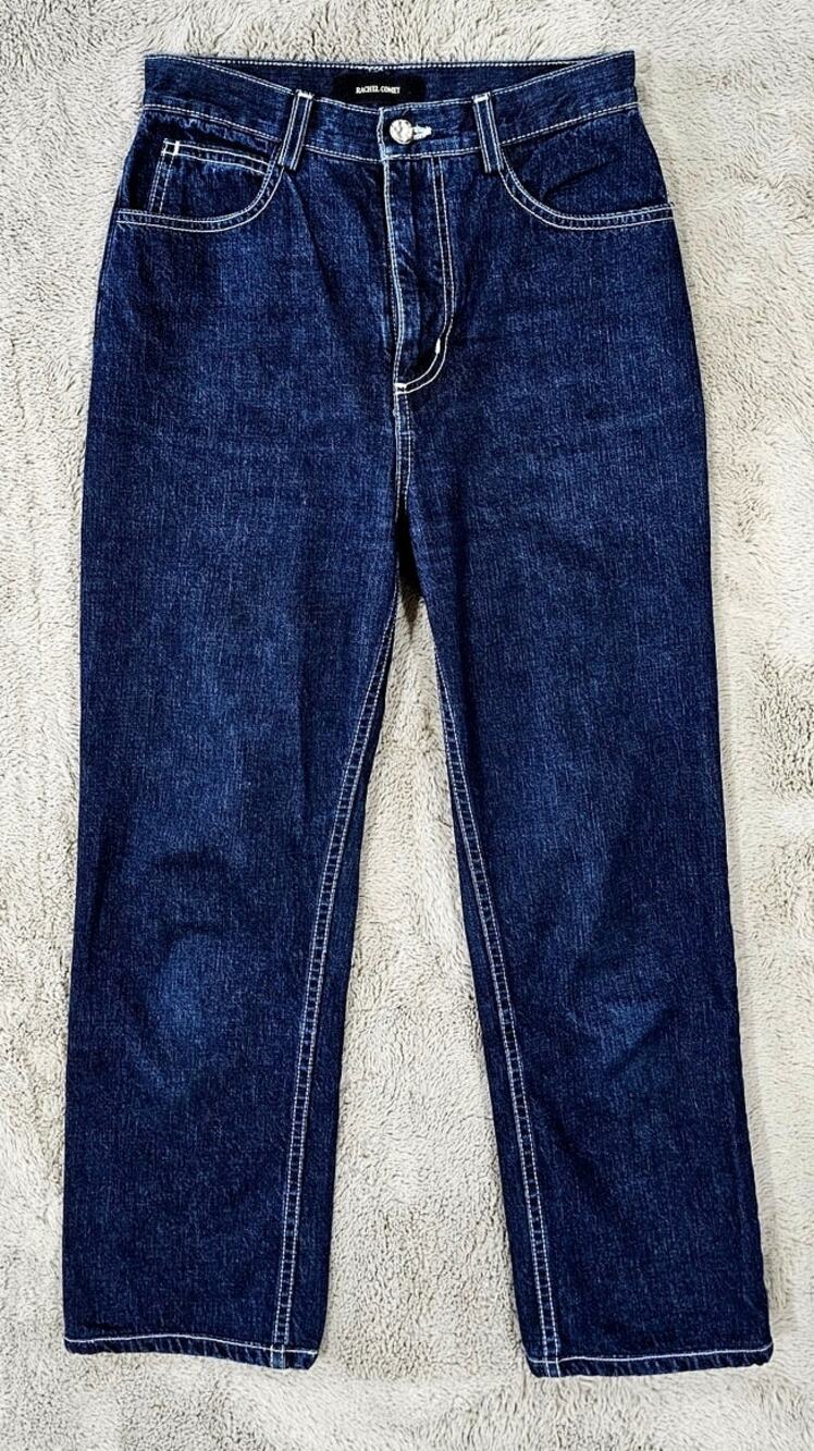 Rachael Comey Jeans 100% Cotton Blue Denim Jeans, 5 Pocket, Womens Sz 2, New